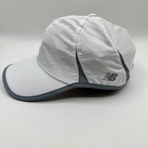 New Balance Womens White Performance Running‎ Baseball Cap Hat